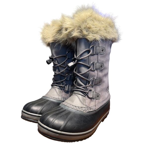 SOREL JOAN OF ARC Women's Size 7 Waterproof Snow Rain Boots Quarry - Picture 2 of 12